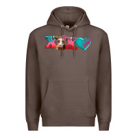 Coffee xoxo guarnsey cow Premium Hoodie - AdoDesignShop
