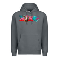Rock xoxo guarnsey cow Premium Hoodie - AdoDesignShop