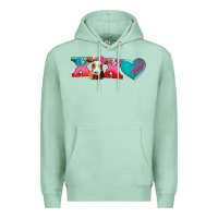 Seafoam xoxo guarnsey cow Premium Hoodie - AdoDesignShop