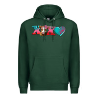 Sports Green xoxo guarnsey cow Premium Hoodie - AdoDesignShop