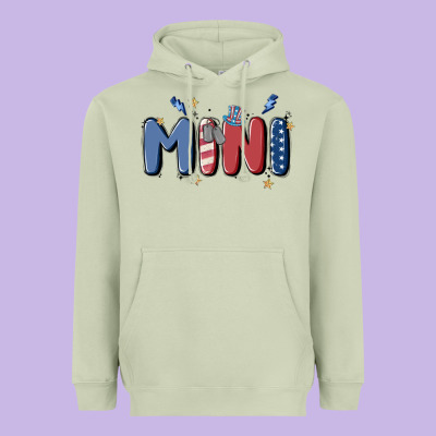 4th July Mini Heavyweight Hoodie Designed By Maliassmallbusiness
