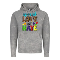 Cloud Rock spread love not hate Vintage Hoodie - texasbilliewilder