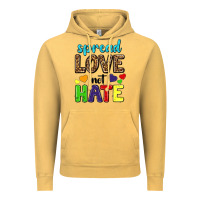 Vintage Mustard spread love not hate Vintage Hoodie - texasbilliewilder