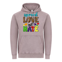 Vintage Zinc spread love not hate Vintage Hoodie - texasbilliewilder