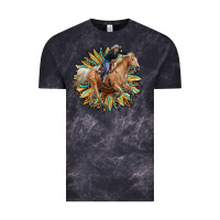 Cloud Black sunflower rodeo Vintage Tee - RanaPortraitStore