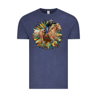Vintage Denim sunflower rodeo Vintage Tee - RanaPortraitStore