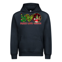 Navy Peace Love Grinch Urban Hoodie - Bettercallsaul