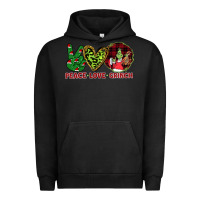 Pigment Black Peace Love Grinch Urban Hoodie - Bettercallsaul