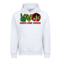 White Peace Love Grinch Urban Hoodie - Bettercallsaul