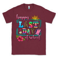 Burgundy happy last day of school Classic Tee - AdoDesignShop