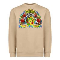 Mushroom hello back to school rainbow Heavyweight Sweatshirt - texasbilliewilder