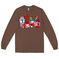 Chestnut valentines day roses coffee cups Long Sleeve Tee - AdoDesignShop