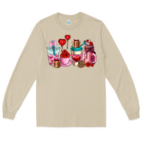 Mushroom valentines day roses coffee cups Long Sleeve Tee - AdoDesignShop