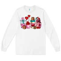 White valentines day roses coffee cups Long Sleeve Tee - AdoDesignShop