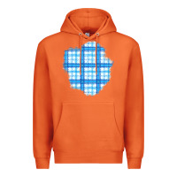 Carrot Winter Tartan Patch Premium Hoodie - BundleAndBundleShop