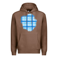 Chestnut Winter Tartan Patch Premium Hoodie - BundleAndBundleShop
