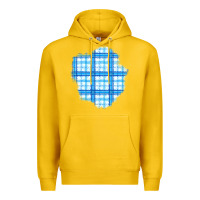 Lemon Winter Tartan Patch Premium Hoodie - BundleAndBundleShop