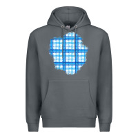 Rock Winter Tartan Patch Premium Hoodie - BundleAndBundleShop