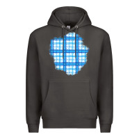 Smoke Winter Tartan Patch Premium Hoodie - BundleAndBundleShop