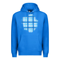True Royal Winter Tartan Patch Premium Hoodie - BundleAndBundleShop