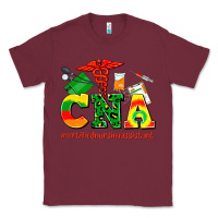 Burgundy cna juneteenth certified nursing assistant Classic Tee - AdoDesignShop