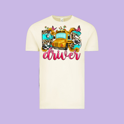 Bus Driver Vintage Tee Designed By Zillion Design Studio