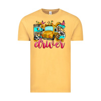 Vintage Mustard bus driver Vintage Tee - Zillion Design Studio