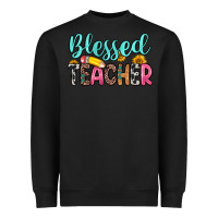 Black blessed teacher Heavyweight Sweatshirt - Zillion Design Studio