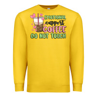 Lemon emotional support coffee do not touch Premium Sweatshirt - MaliasSmallBusiness