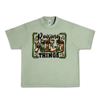 Oil Green raising wild things Urban Heavy Tee - Zillion Design Studio