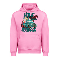 Fuchsia Pink Christmas Home For The Holidays Urban Hoodie - Bettercallsaul