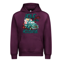 Mauve Wine Christmas Home For The Holidays Urban Hoodie - Bettercallsaul