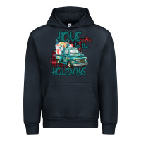 Navy Christmas Home For The Holidays Urban Hoodie - Bettercallsaul
