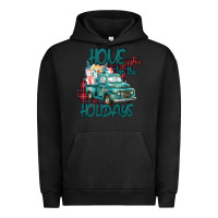 Pigment Black Christmas Home For The Holidays Urban Hoodie - Bettercallsaul
