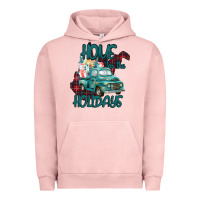 Pigment Salmon Christmas Home For The Holidays Urban Hoodie - Bettercallsaul