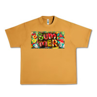 Peanut Butter summer with fruits license plate Urban Heavy Tee - BarkalooDesign