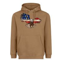 Toasted Coconut 4th july eagle Heavyweight Hoodie - MaliasSmallBusiness
