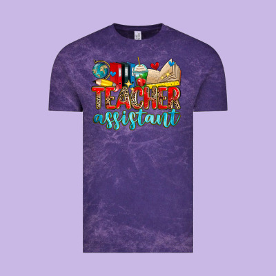 Teacher Assistant Vintage Tee Designed By Zillion Design Studio