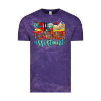 Cloud Purple teacher assistant Vintage Tee - Zillion Design Studio