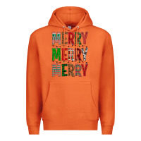 Carrot Merry Merry Merry Christmas Premium Hoodie - BundleAndBundleShop