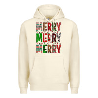 Sandshell Merry Merry Merry Christmas Premium Hoodie - BundleAndBundleShop