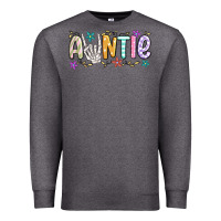 Charcoal Heather auntie Premium Sweatshirt - MaliasSmallBusiness