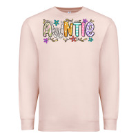 Pale Pink auntie Premium Sweatshirt - MaliasSmallBusiness