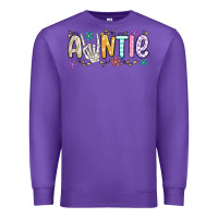 Purple auntie Premium Sweatshirt - MaliasSmallBusiness