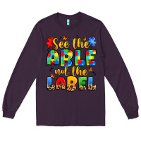 Plum see the able not the label Long Sleeve Tee - JahusDesignShop