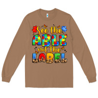 Toasted Coconut see the able not the label Long Sleeve Tee - JahusDesignShop