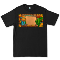Black custom cowboy boots aztec sunflowers leopard license plate Premium Tee - Artiststas