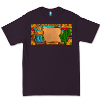 Plum custom cowboy boots aztec sunflowers leopard license plate Premium Tee - Artiststas