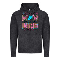 Vintage Black being a mom makes my life complete Vintage Hoodie - Zillion Design Studio
