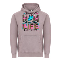 Vintage Zinc being a mom makes my life complete Vintage Hoodie - Zillion Design Studio